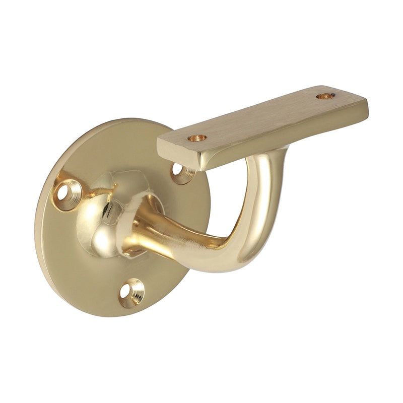 TIMCO Handrail Bracket Polished Brass - 64mm