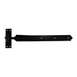 Pair of - TIMCO Adjustable Band & Hook on Plates Hinges Black - 600mm