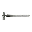 Pair of - TIMCO Adjustable Band & Hook on Plates Hinges Hot Dipped Galvanised - 350mm