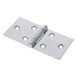 Pair of - TIMCO Backflap Hinges Uncranked Knuckle (404) Steel Silver - 50 x 106