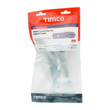 TIMCO Heavy Duty Hasp & Staple Secure Bolt On Hot Dipped Galvanised - 10"