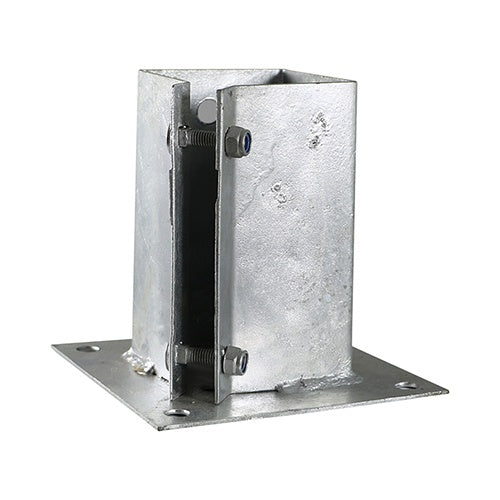 TIMCO Bolt Down Post Support Bolt Secure Hot Dipped Galvanised - 50mm