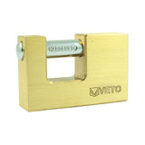 TIMCO Brass Rectangular Padlock - 75mm