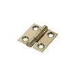 Pair of - TIMCO Butt Hinges Fixed Pin (1838) Steel Electro Brass - 25 x 25