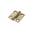 Pair of - TIMCO Butt Hinges Fixed Pin (1838) Steel Electro Brass - 25 x 25