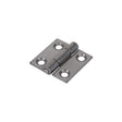 Pair of - TIMCO Butt Hinges Fixed Pin (1838) Steel Self Colour - 25 x 25