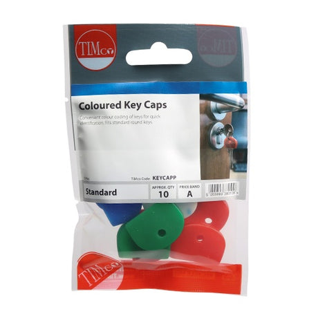 10 x TIMCO Coloured Key Caps - Mixed Colours