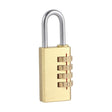 TIMCO Brass Combination Padlock - 28mm