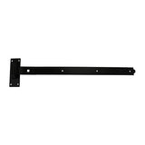 Pair of - TIMCO Cranked Band & Hook On Plates Hinges Black - 900mm