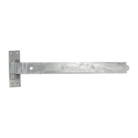 Pair of - TIMCO Cranked Band & Hook On Plates Hinges Hot Dipped Galvanised - 400mm