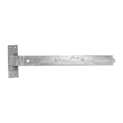 Pair of - TIMCO Cranked Band & Hook On Plates Hinges Hot Dipped Galvanised - 500mm