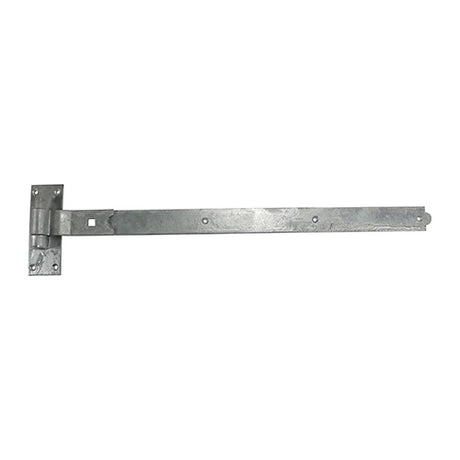 Pair of - TIMCO Cranked Band & Hook On Plates Hinges Hot Dipped Galvanised - 600mm