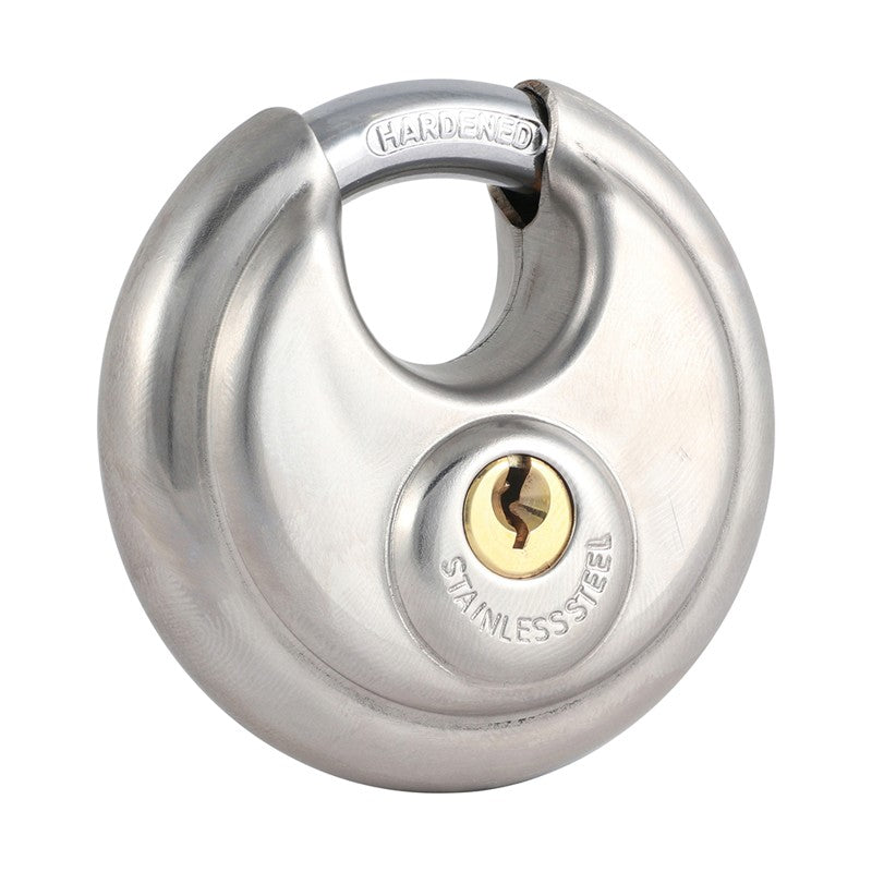 TIMCO Stainless Steel Disc Padlock - 70mm