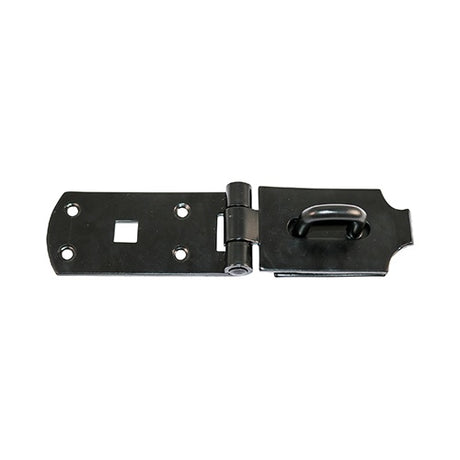 TIMCO Heavy Duty Hasp & Staple Secure Bolt On Black - 10"