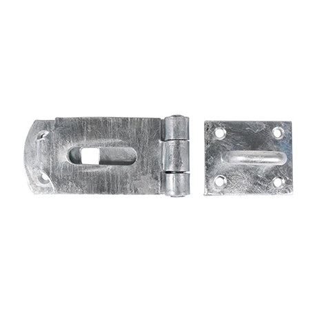 TIMCO Heavy Duty Hasp & Staple Secure Bolt On Hot Dipped Galvanised - 8"