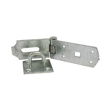 TIMCO Heavy Duty Hasp & Staple Secure Bolt On Hot Dipped Galvanised - 8"