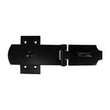 TIMCO Heavy Duty Swivel Pattern Hasp & Staple Bolt On Black - 8"