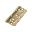 Pair of - TIMCO Hurlinge Hinges Fixed Pin (104) Steel Electro Brass - 101 x 66