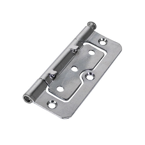 Pair of - TIMCO Hurlinge Hinges Loose Pin (104Z) Steel Polished Chrome - 100 x 66