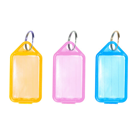 6 x TIMCO Coloured Key Tags - Mixed Colours