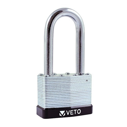 TIMCO Laminated Padlock - Long Shackle - 40mm