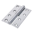 Pair of - TIMCO Lift Off Hinges (457) Left Hand Steel Silver - 101 x 63