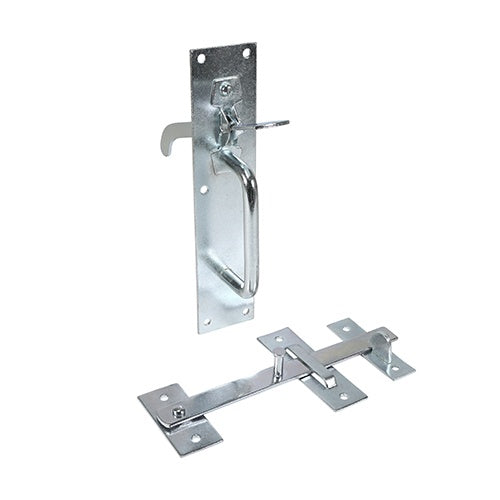 TIMCO Suffolk Latch Medium Duty Silver - 205 x 45mm