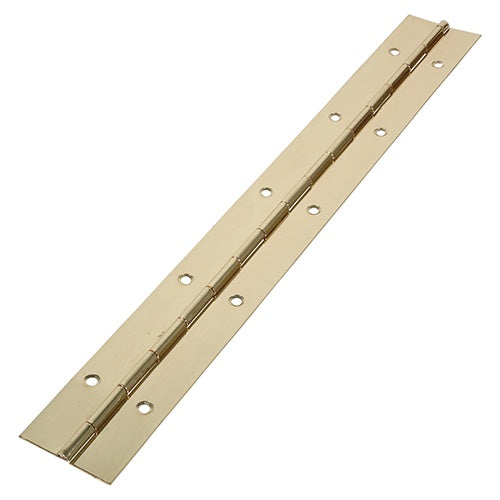 TIMCO Piano Hinges Steel Electro Brass - 1800 x 38