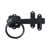 TIMCO Ring Gate Latch Plain Black - 6"