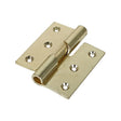 Pair of - TIMCO Rising Butt Hinges Right Hand Steel Electro Brass - 75 x 72