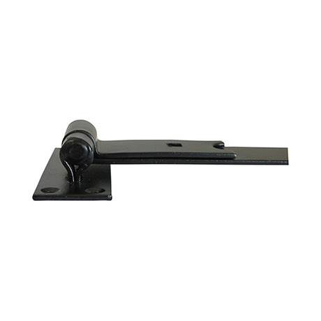 Pair of - TIMCO Straight Band & Hook On Plates Hinges Black - 900mm