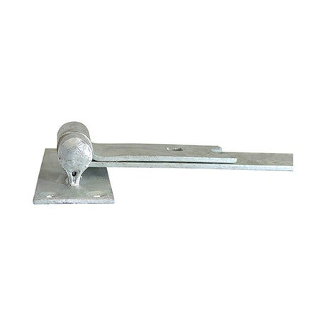 Pair of - TIMCO Straight Band & Hook On Plates Hinges Hot Dipped Galvanised - 450mm