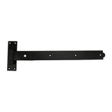 Pair of - TIMCO Straight Band & Hook On Plates Hinges Black - 600mm