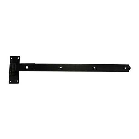 Pair of - TIMCO Straight Band & Hook On Plates Hinges Black - 750mm