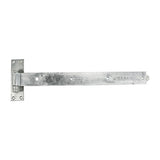 Pair of - TIMCO Straight Band & Hook On Plates Hinges Hot Dipped Galvanised - 400mm