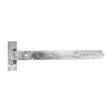 Pair of - TIMCO Straight Band & Hook On Plates Hinges Hot Dipped Galvanised - 600mm