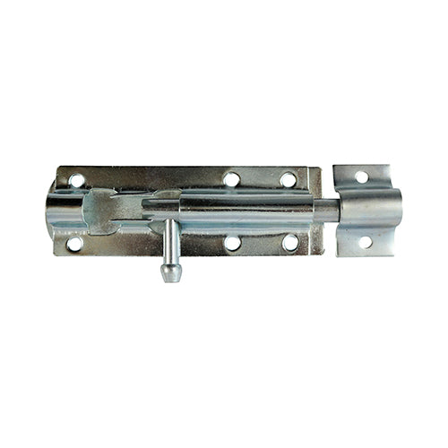 TIMCO Straight Tower Bolt Silver - 8"