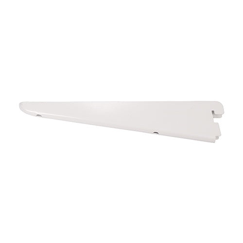 TIMCO Twin Slot Shelf Bracket White - 220mm