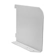 TIMCO Twin Slot Shelf End White - 150mm
