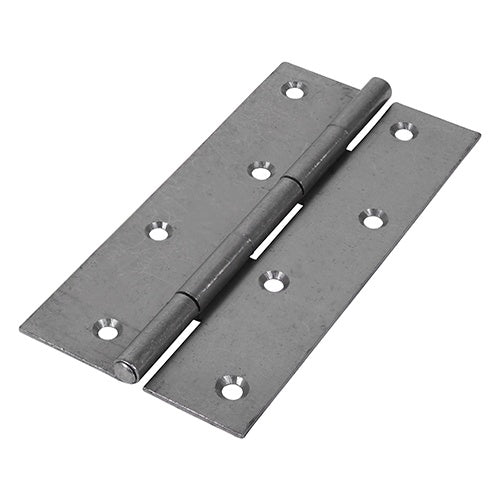 Pair of - TIMCO Uncranked Butt Hinges (5050) Steel Self Colour - 150 x 75