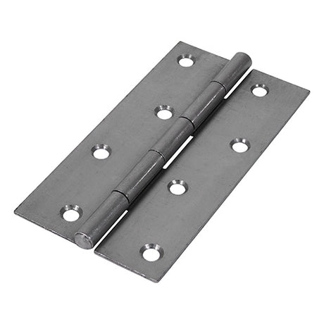 Pair of - TIMCO Uncranked Butt Hinges (5050) Steel Self Colour - 127 x 65