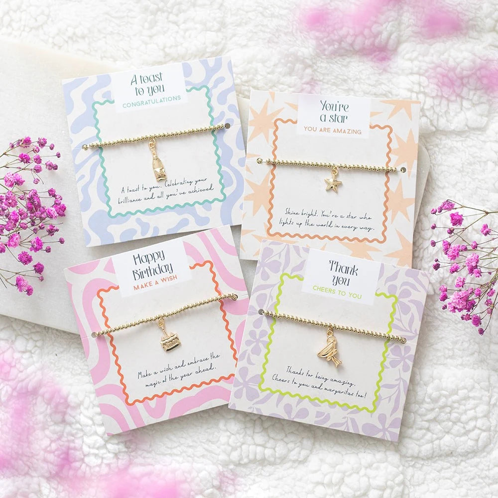 Set of 24 Celebration Bracelets in Display