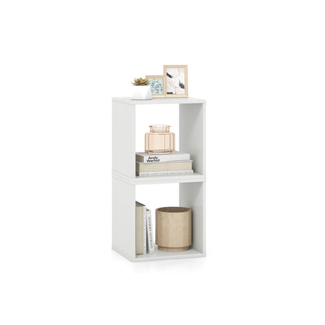 Cube Storage Organizer Set of 2-White