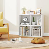 Set of 4 Cube Storage Organizers for Small Space-White