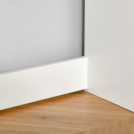 HOMCOM 80cm Compact Computer Desk with Keyboard Tray, Home Office Desk with Drawer for Bedroom Study, White