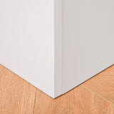 HOMCOM Wooden Kids Toy Box Children Storage Chest Organiser Book Slot Safety Hinge Playroom Furniture White