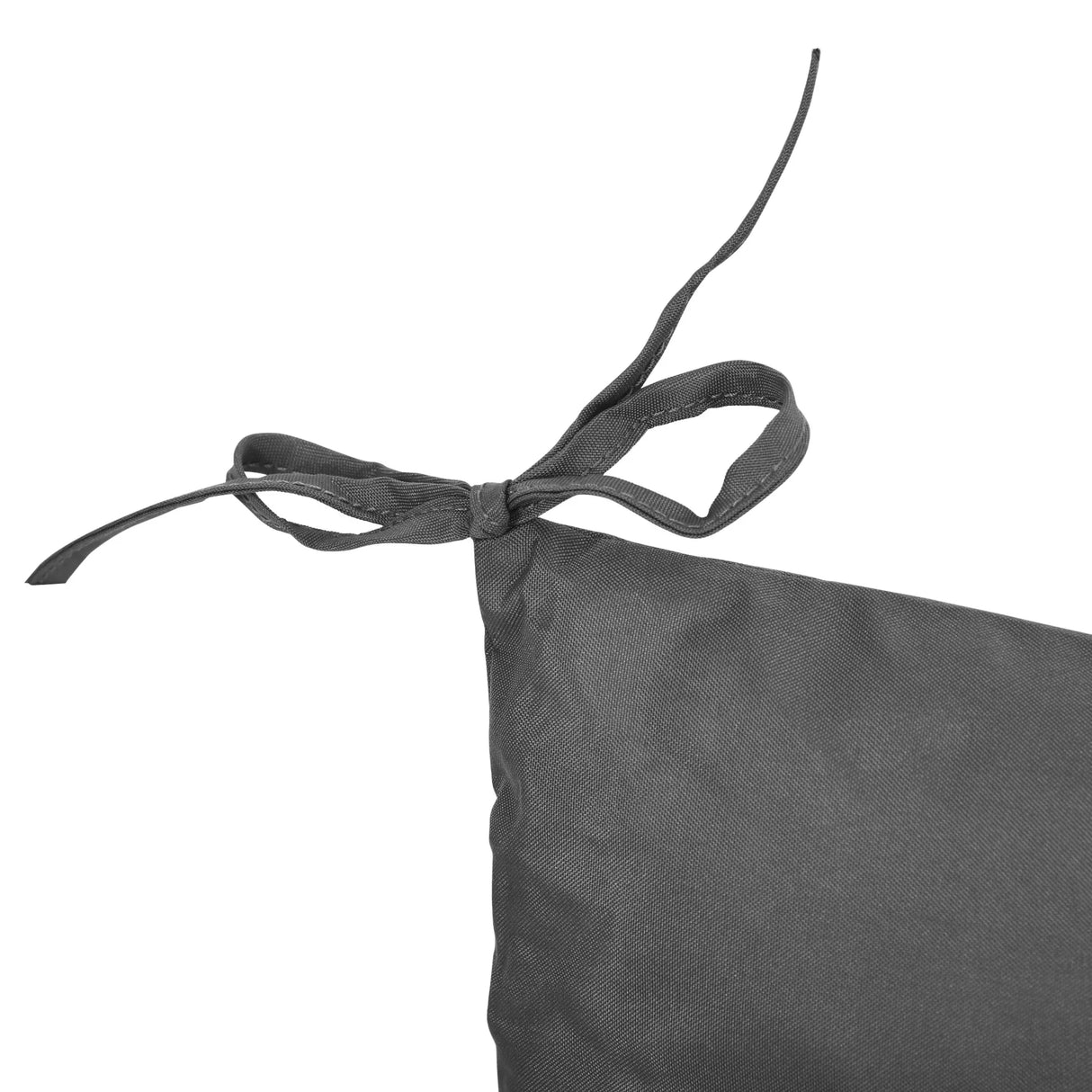 Outsunny Set of Two Outdoor Seat Cushions - Dark Grey