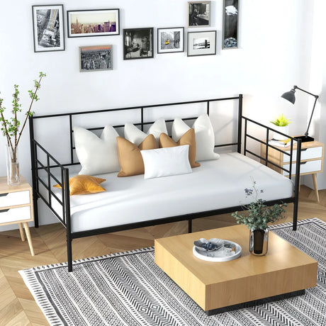 Single Size Daybed with Arms and Back