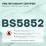 HOMCOM 150 Reclining Vintage Armchair, with footrest - Dark Green