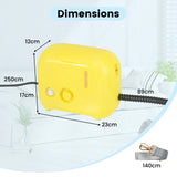 1600W Portable Steam Cleaner with 1L Water Tank-Yellow